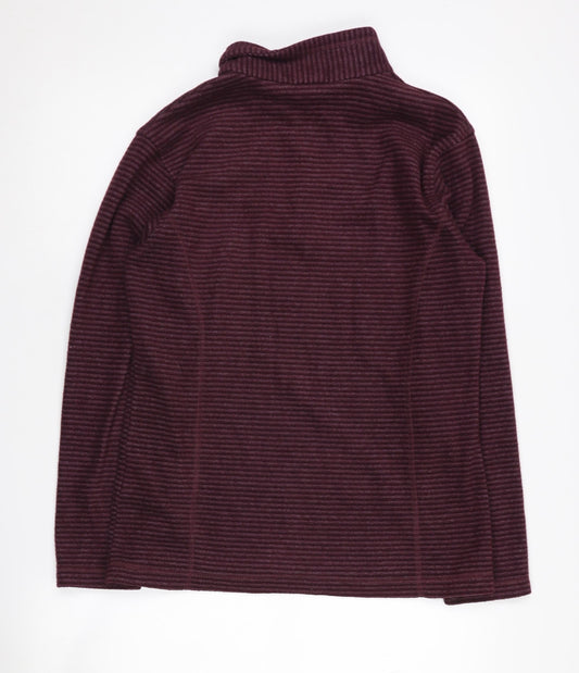 Regatta Women's Red Henley Sweatshirt Size 10, 1/4 Zip