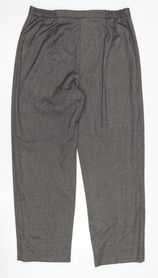 Womens UK Size 14 Eastex Regular Fit Business Casual Grey Trousers
