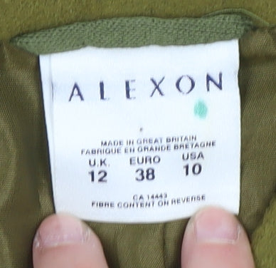 Womens UK Size 12 Alexon Regular Green Blazer