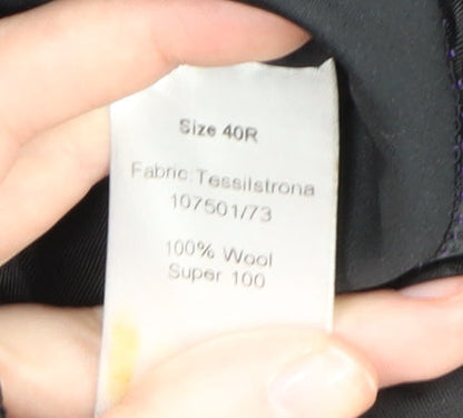 Austin Reed Men's Black Tuxedo Blazer 40R Regular Fit