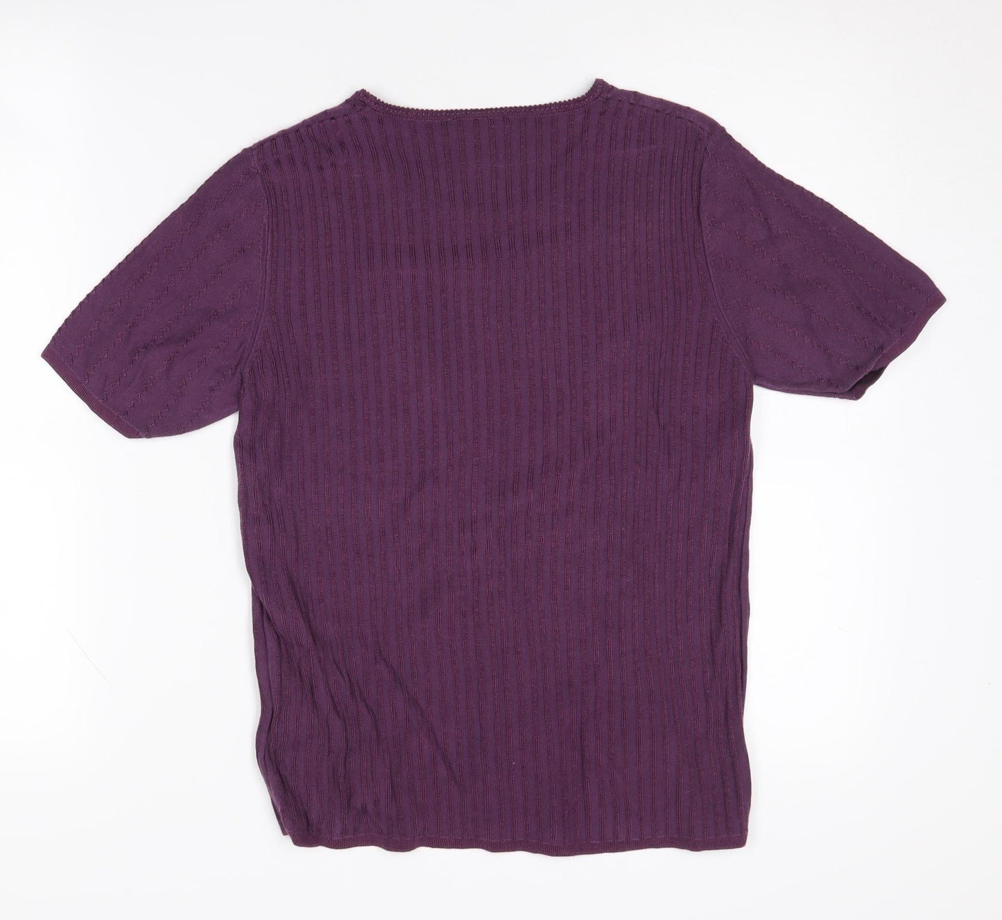 Eastex Women's Purple Knit Pullover Jumper Size 14