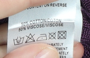 Eastex Women's Purple Knit Pullover Jumper Size 14