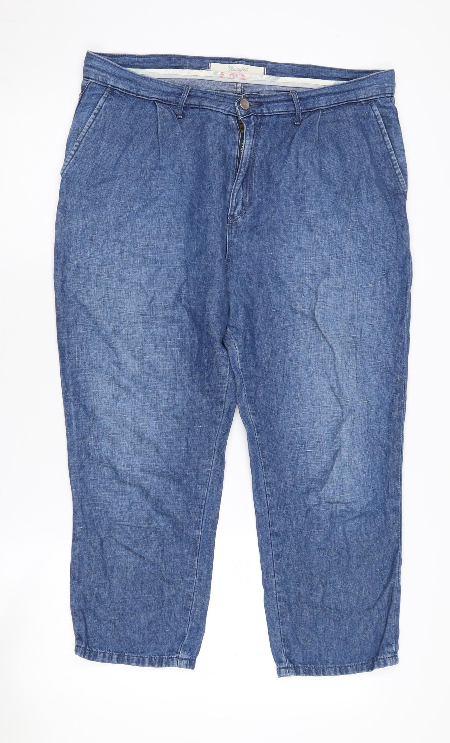 Womens UK Size 10 Wrangler  Ankle Blue Jeans