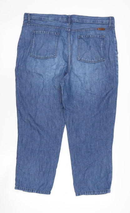 Womens UK Size 10 Wrangler  Ankle Blue Jeans