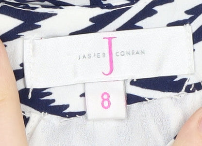 Jasper Conran Women's Chevron Halter Long Dress, Size 8