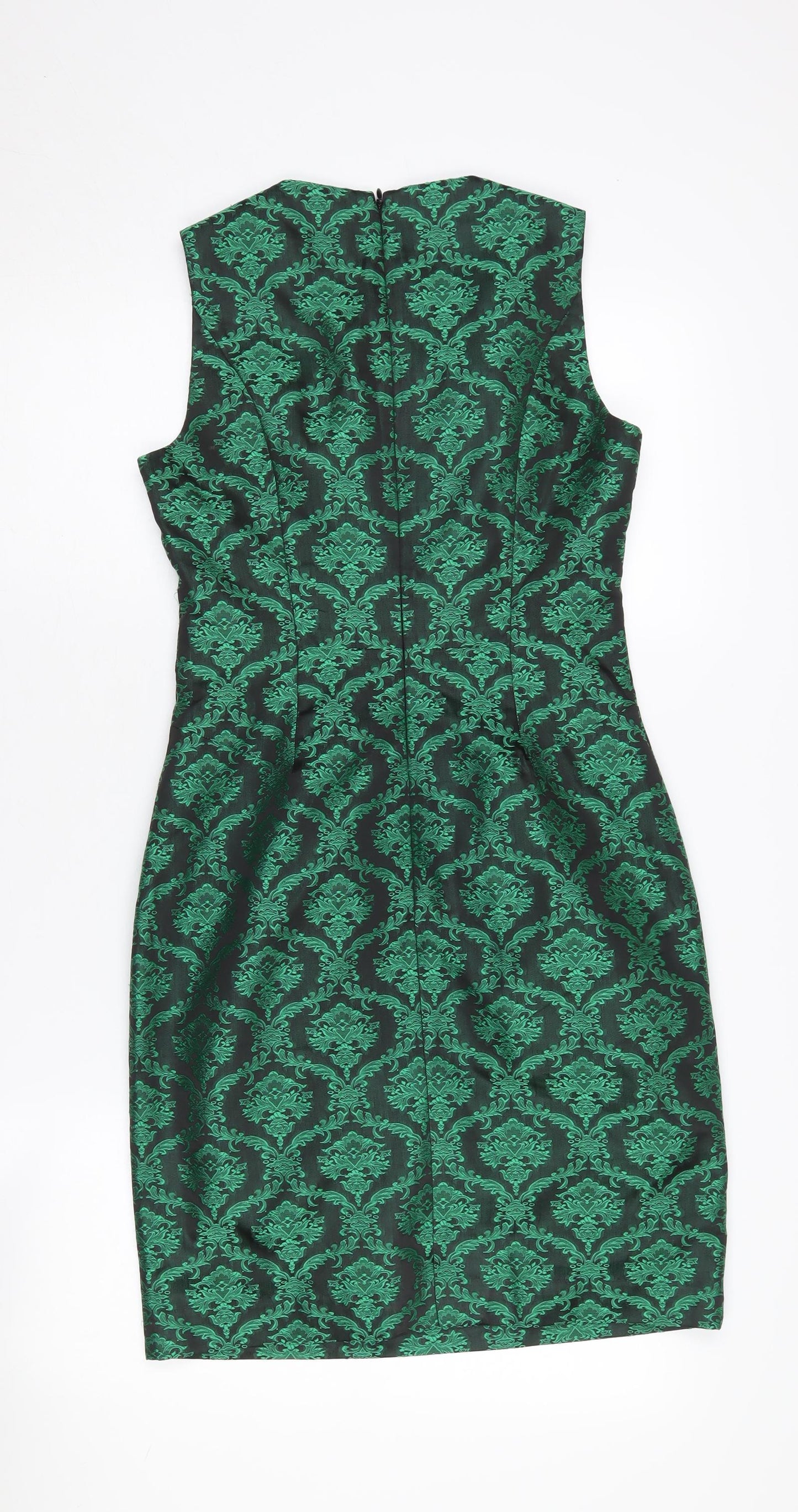 Banana Republic Women's Green Sheath Dress Size 4