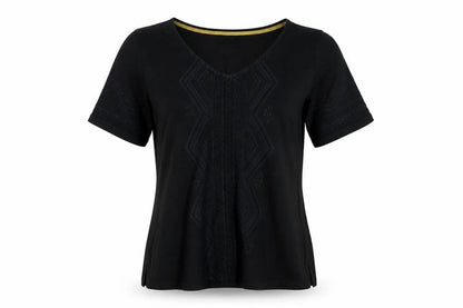 Womens UK Size 10 White Stuff Black  T-Shirt