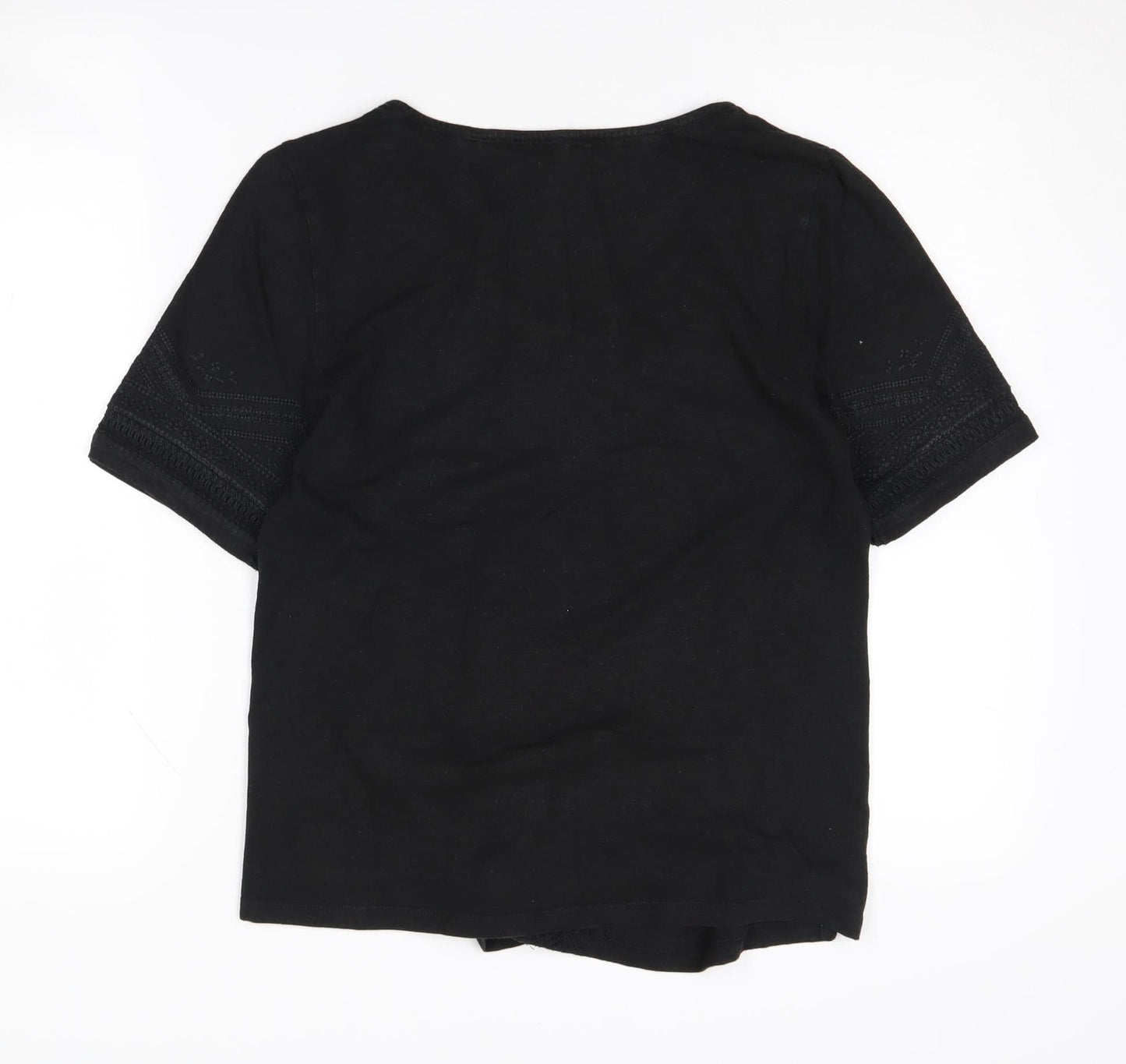 Womens UK Size 10 White Stuff Black  T-Shirt