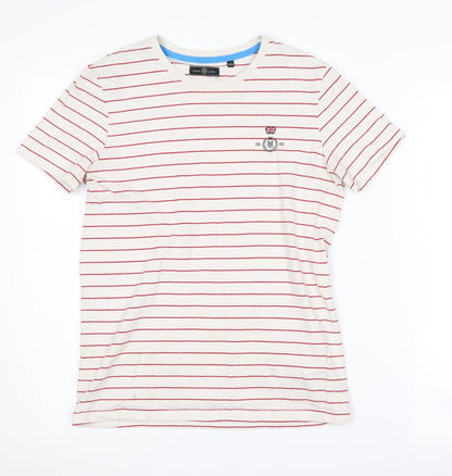 Henri Lloyd Boys White Striped T-Shirt, Size 14-15 Years