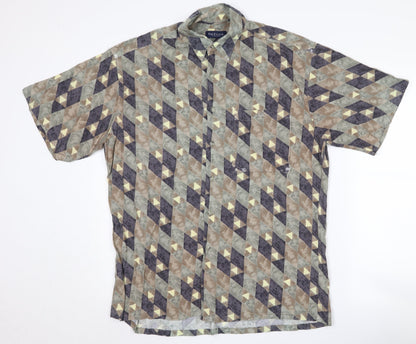 Van Heusen Men's Multicoloured Geometric Shirt