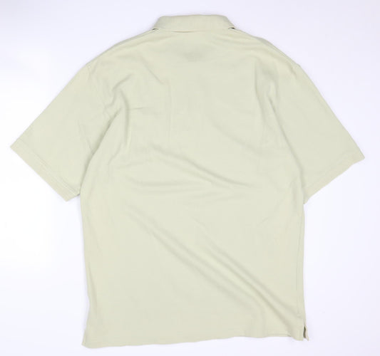 Viyella Men's Green Polo Shirt XL Short Sleeve