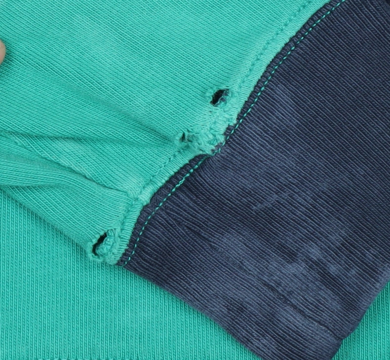 Tommy Hilfiger Men's Green XL Striped Long Sleeve Polo