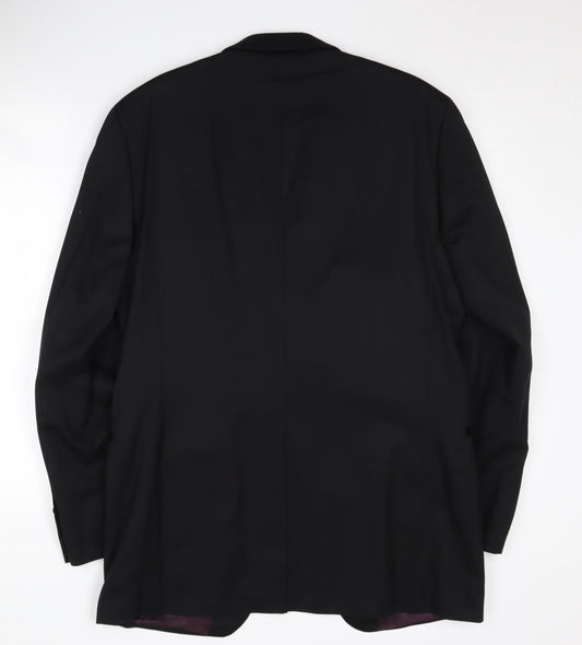 Mens UK Size 38 Pierre Cardin Regular Black Suit Tuxedo