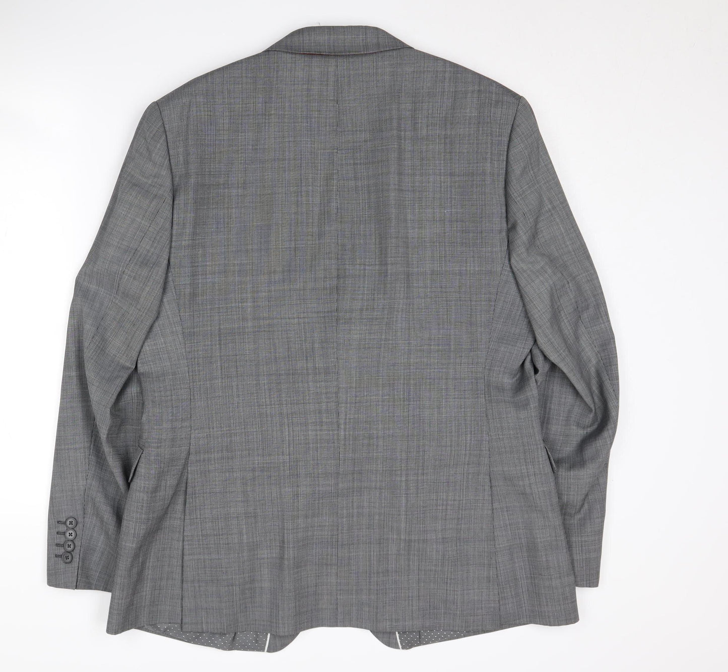 Mens UK Size 44 Jeff Banks Regular Grey Suit Jacket