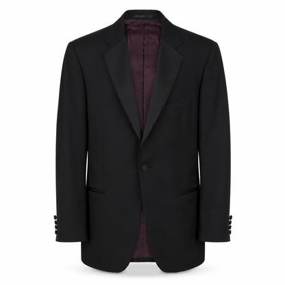 Mens UK Size 40 Pierre Cardin Regular Black Suit Tuxedo