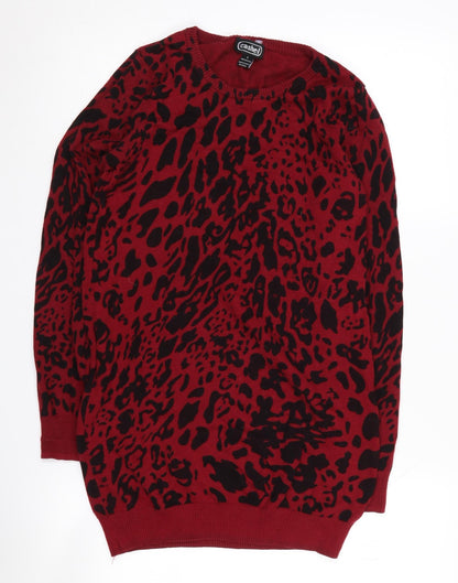 Womens UK Size S Cashel Red Pullover Jumper
