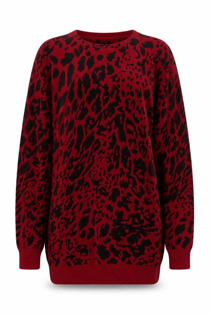 Womens UK Size S Cashel Red Pullover Jumper