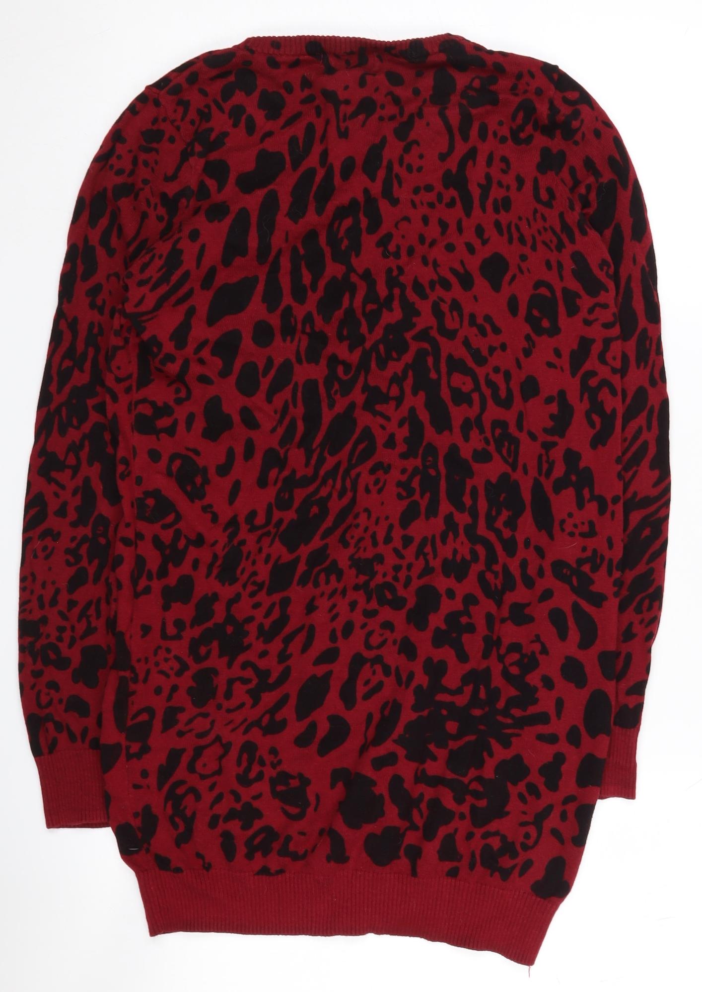 Womens UK Size S Cashel Red Pullover Jumper