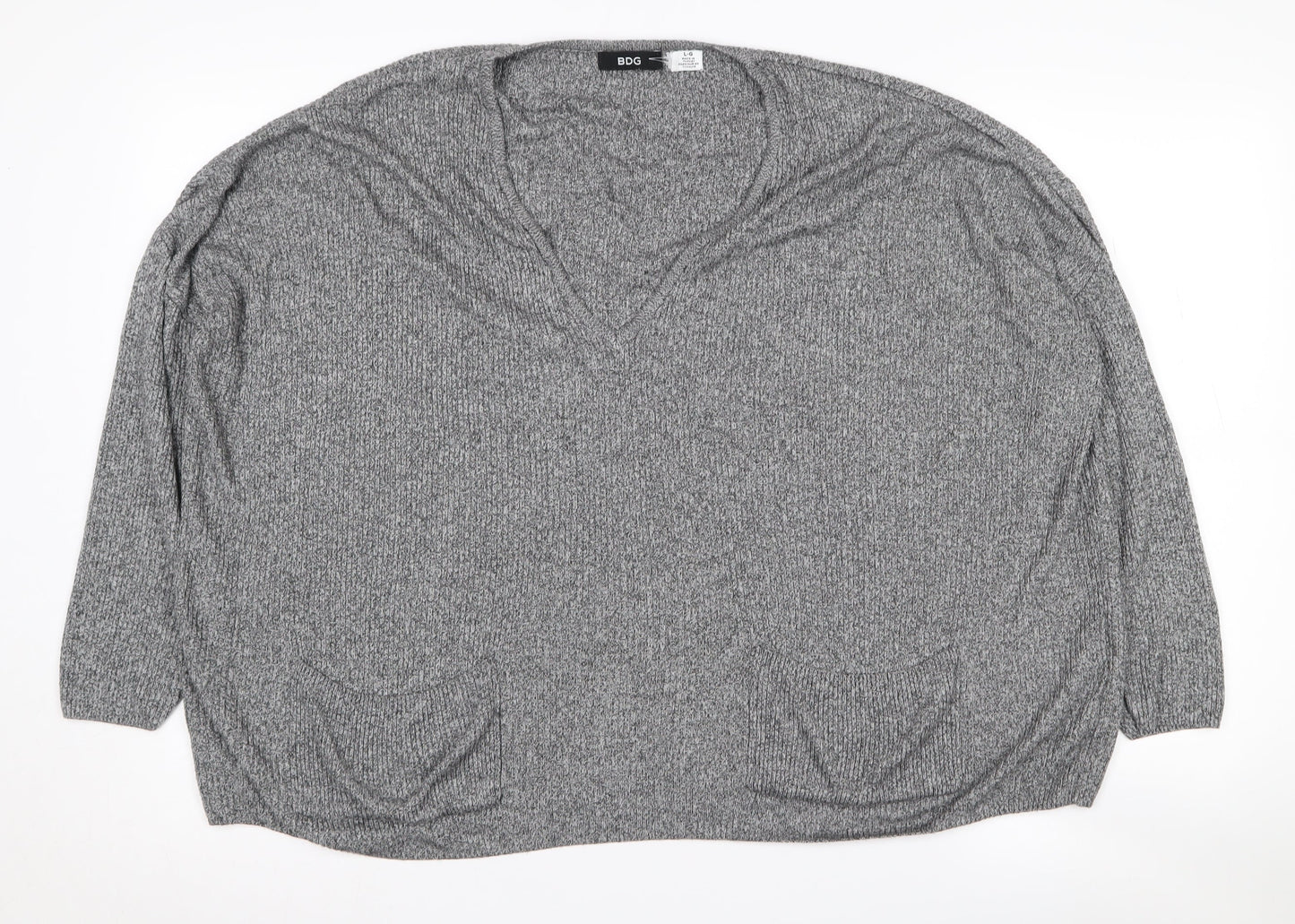 Womens UK Size L BDG Grey Pullover Jumper
