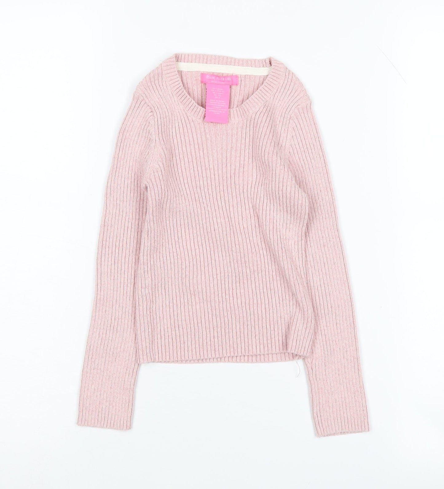 Isaac Mizrahi Girls Pink Pullover Jumper 5-6 Years