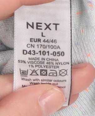 Womens UK Size L NEXT Multicoloured Pullover Jumper