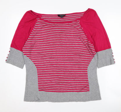 Womens UK Size 16 Coast Multicoloured Pullover Jumper