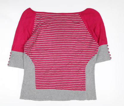 Womens UK Size 16 Coast Multicoloured Pullover Jumper