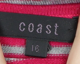 Womens UK Size 16 Coast Multicoloured Pullover Jumper