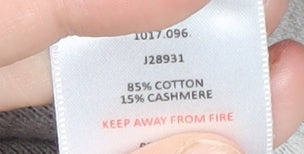 Jigsaw Women's Blue Pullover Jumper, Size S, Cotton Cashmere