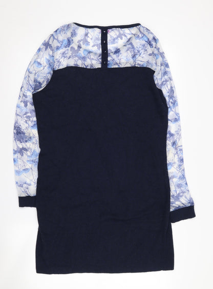 Butterfly by Matthew Williamson Women's Blue Floral Shift Dress