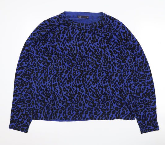 Womens UK Size 20 Marks and Spencer Blue  Jumper