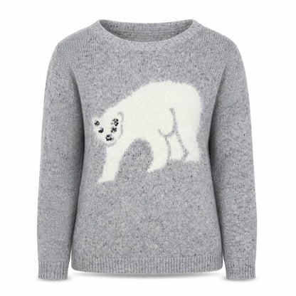 Womens UK Size 10 NEXT Grey Pullover Jumper