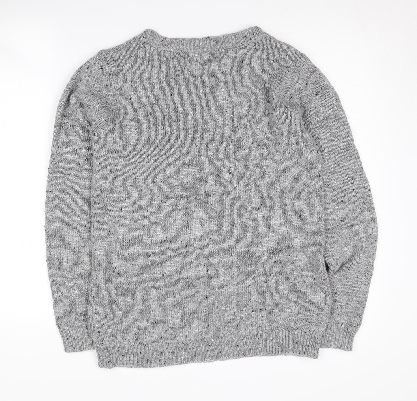 Womens UK Size 10 NEXT Grey Pullover Jumper