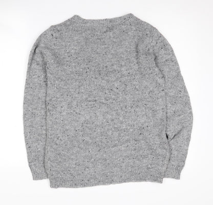 Womens UK Size 10 NEXT Grey Pullover Jumper