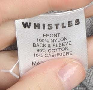 Womens UK Size 2 Whistles Grey Pullover Jumper