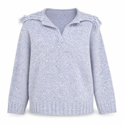 Womens UK Size M Ellen Tracy Blue  Jumper