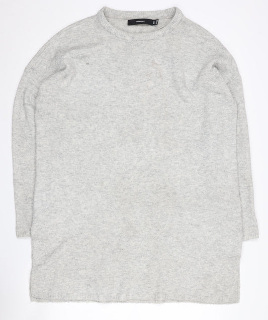 Womens UK Size 12 VERO MODA Grey Pullover Jumper