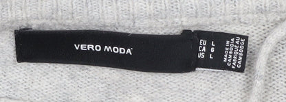 Womens UK Size 12 VERO MODA Grey Pullover Jumper