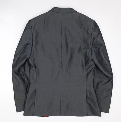 Mens UK Size 38 Ventuno 21 Regular Grey Suit Jacket