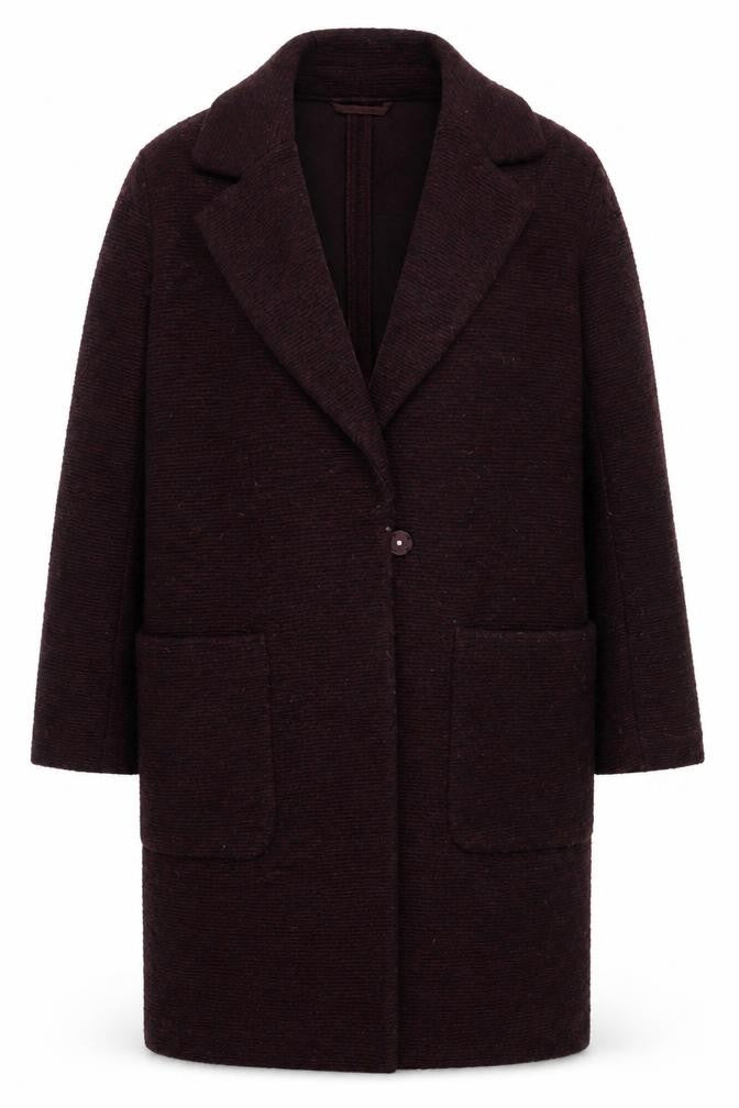 Womens UK Size S H&M Purple Overcoat