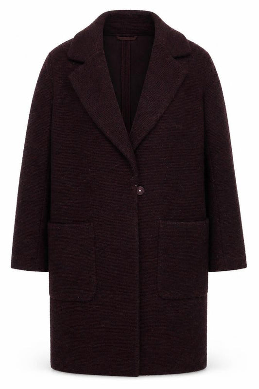 Womens UK Size S H&M Purple Overcoat