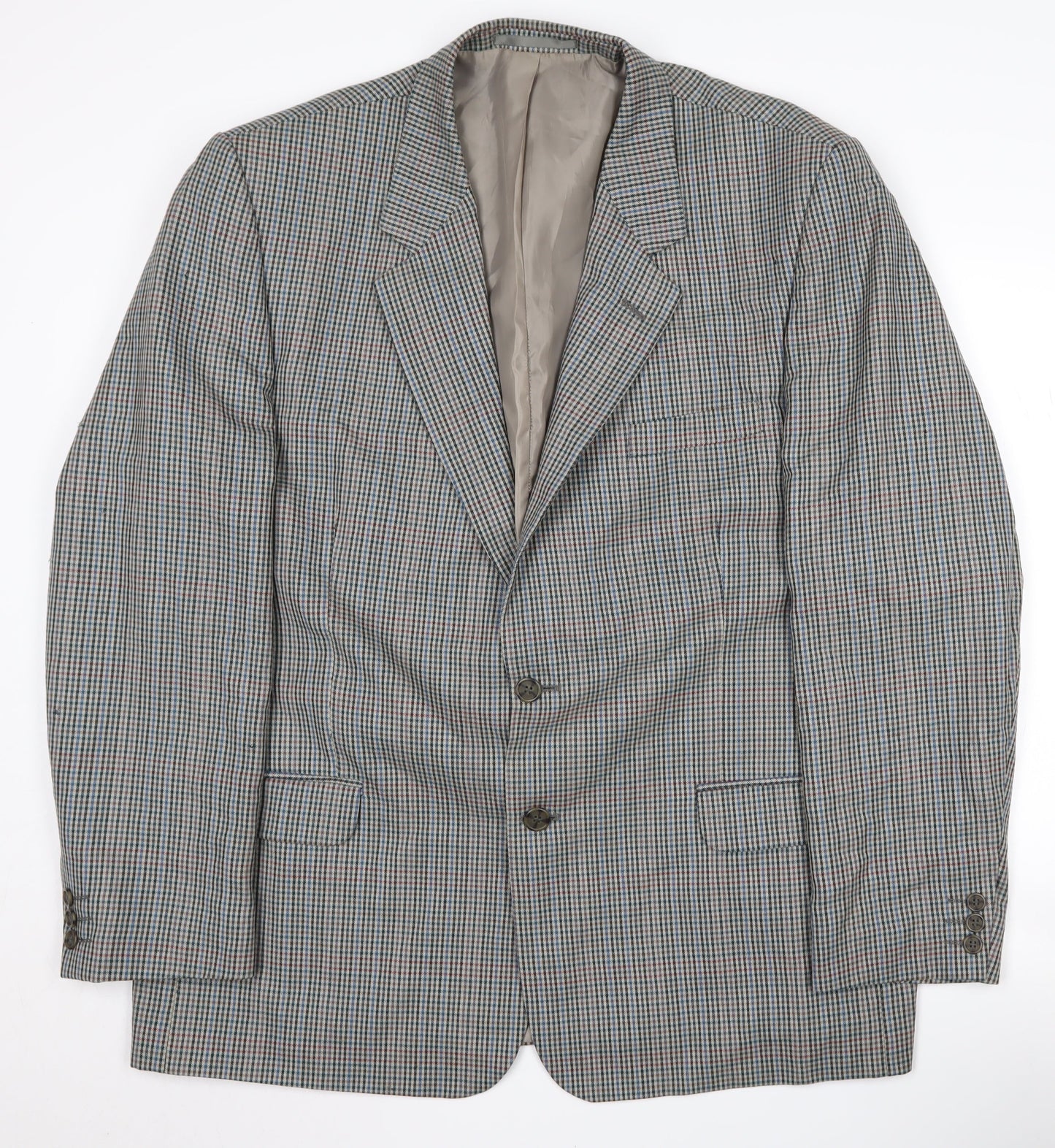 Mens UK Size 46 Debenhams Regular Multicoloured Suit Jacket