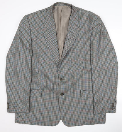 Mens UK Size 46 Debenhams Regular Multicoloured Suit Jacket