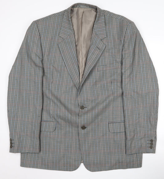Mens UK Size 46 Debenhams Regular Multicoloured Suit Jacket
