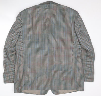 Mens UK Size 46 Debenhams Regular Multicoloured Suit Jacket