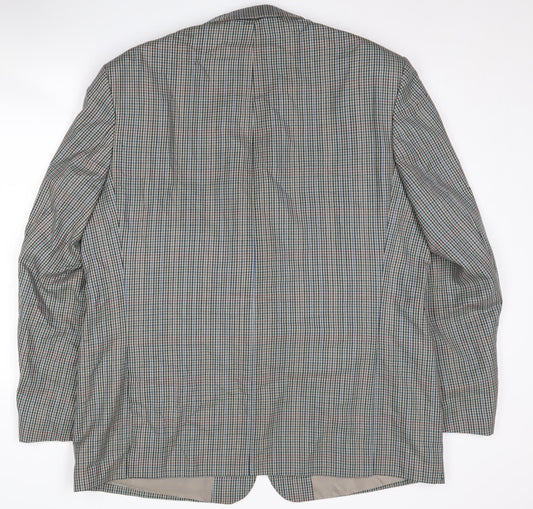 Mens UK Size 46 Debenhams Regular Multicoloured Suit Jacket