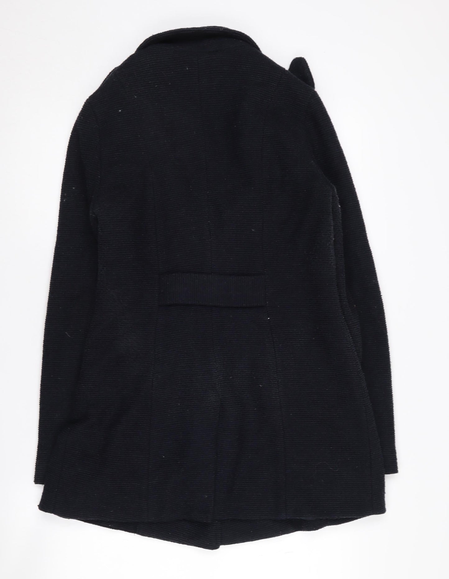 A&G Women's Black Wool Blend Pea Coat Size S