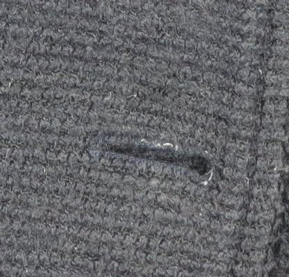 A&G Women's Black Wool Blend Pea Coat Size S