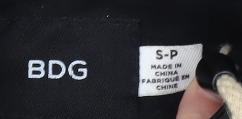 BDG Women's Black Toggle Long Coat S Casual