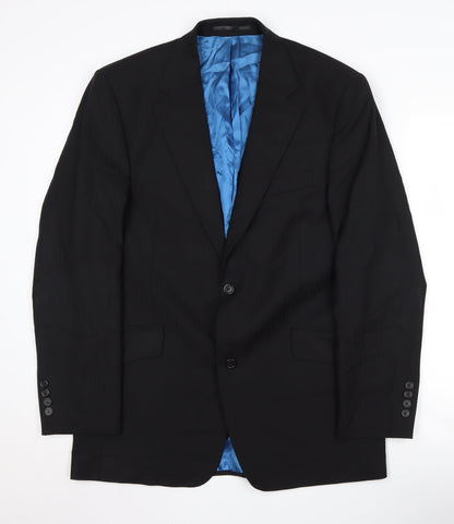 Mens UK Size 40 Daniel Hechter Regular Black Suit Jacket